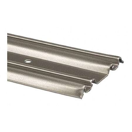 Primeline Tools N 6877 Bypass Mirror Door Bottom Track, 72 In, Roll-Formed