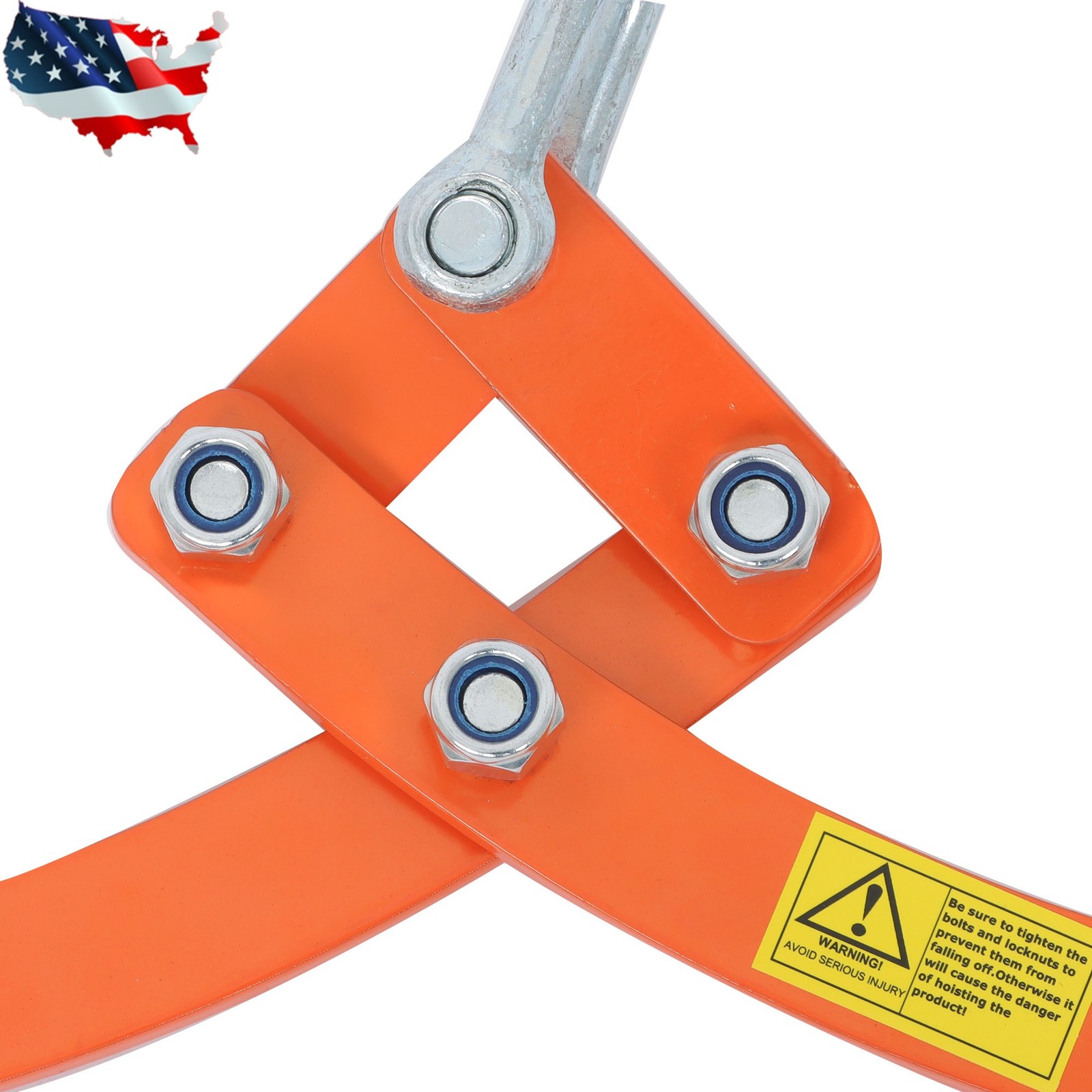 Log Skidding Tongs 18 inch 2 Claw Log Lifting Tongs Heavy Duty Rotating