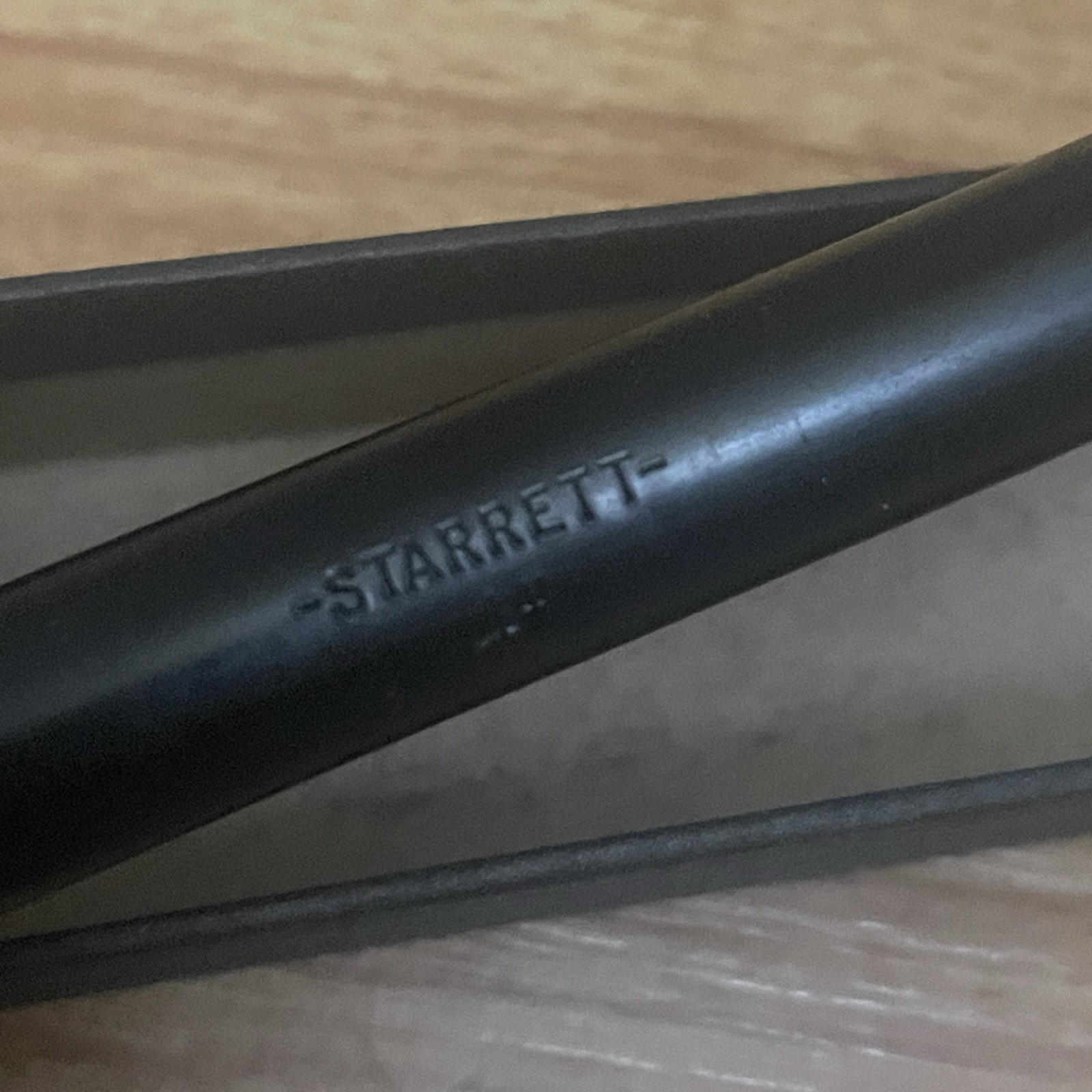 Starrett No. 234 4” End Measuring Rod With Rubber Handle Inside Micrometer USA