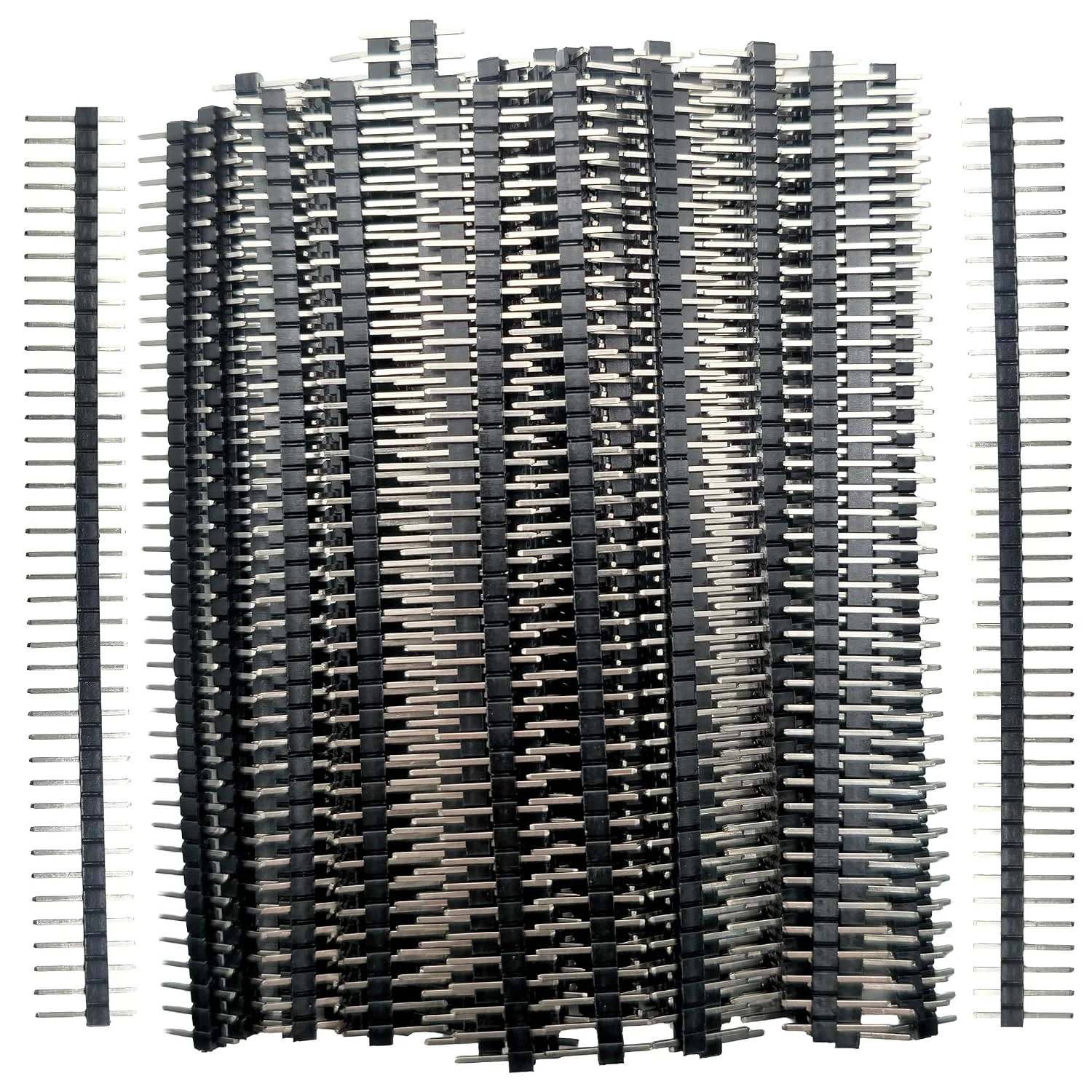 50 Pcs 2.54mm Male Header Pins 40 Pin Single Row 0.1 Inch Connector Strip