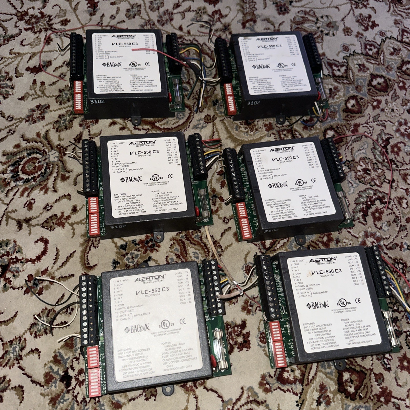 Alerton VLC-550C3 BACtalk BACnet-Compliant Field Programmable Controller