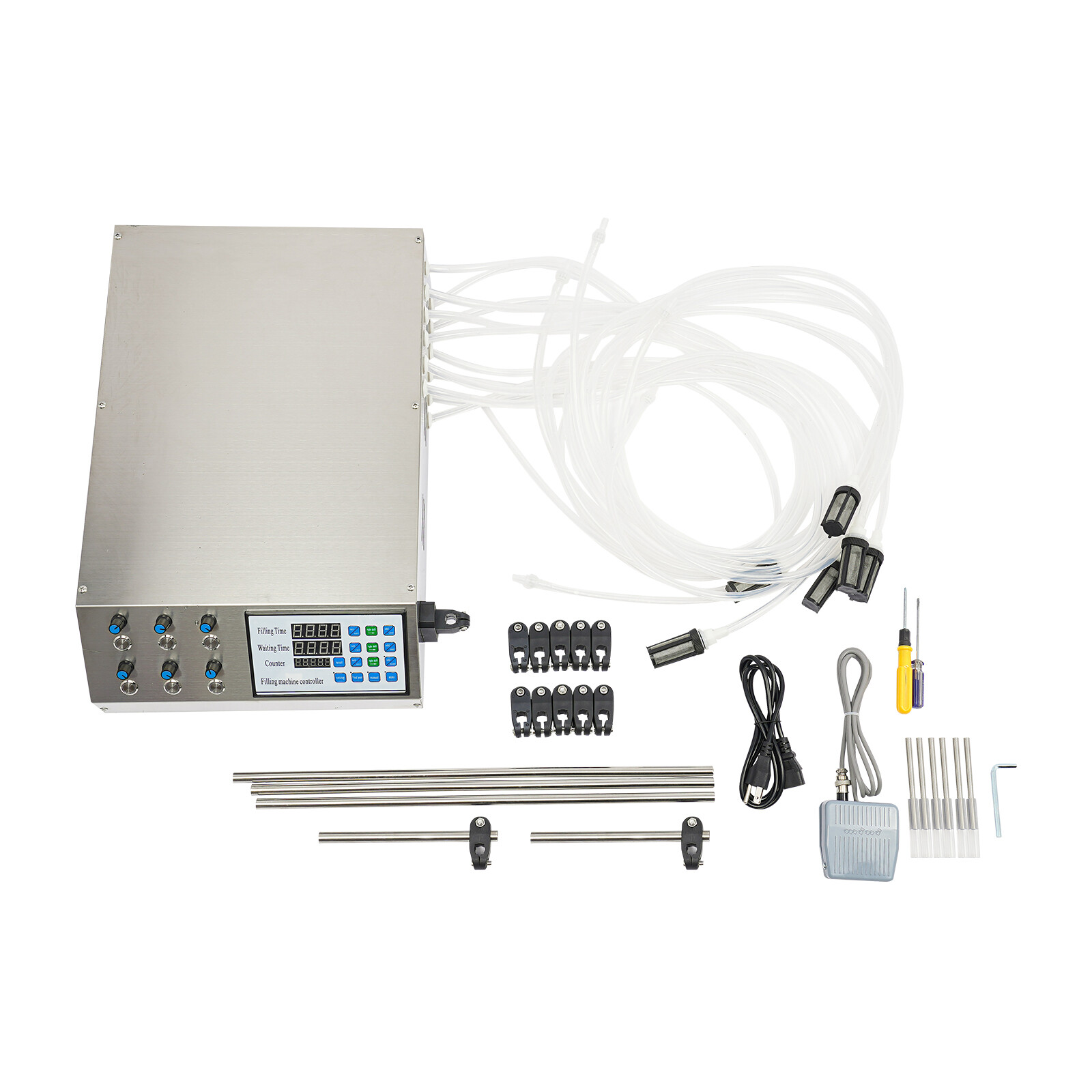 Liquid Filling Machine diaphragm pump Automatic Bottle Filler Digital Control
