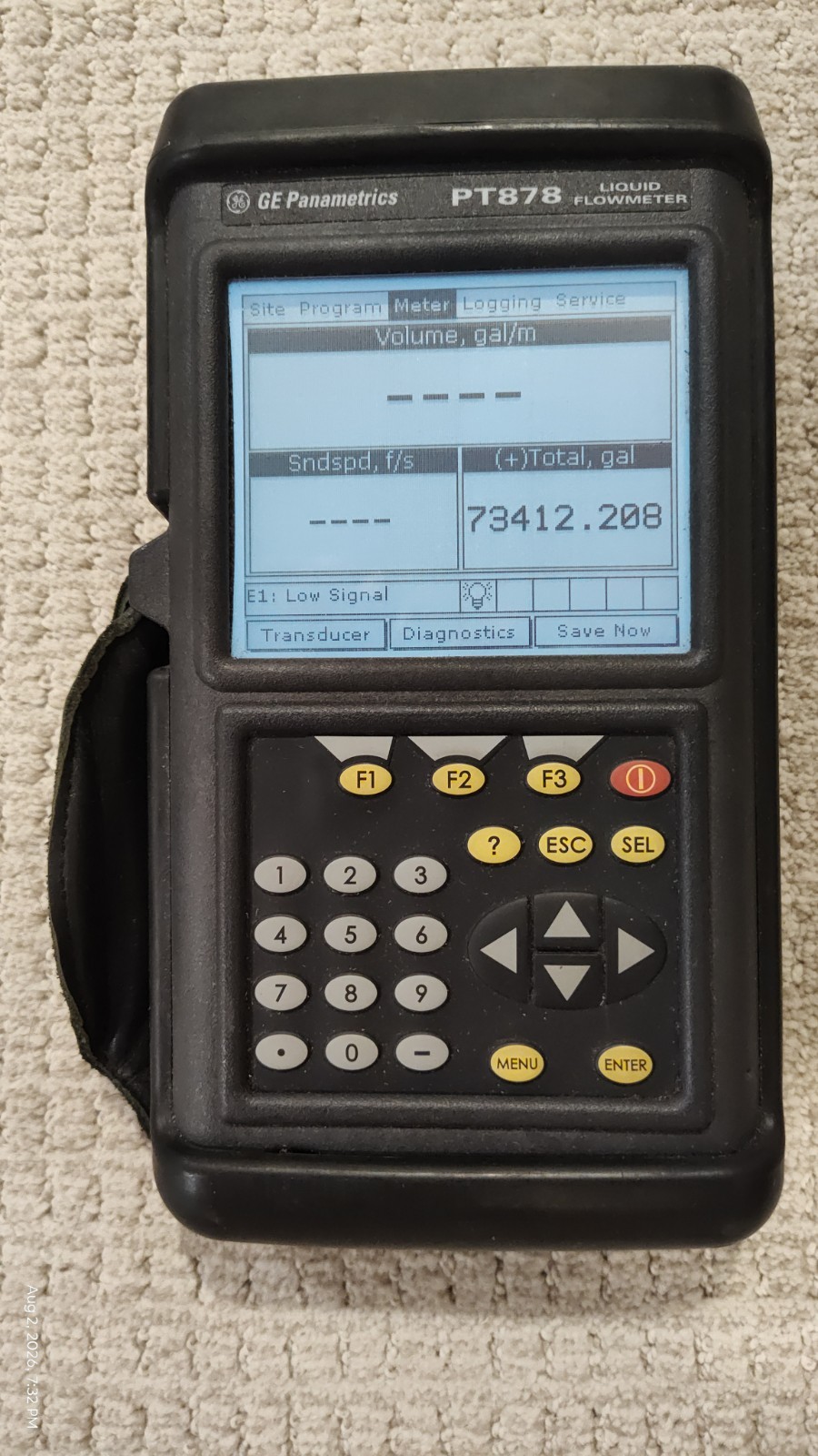 GE Panametrics PT878 Liquid Flowmeter