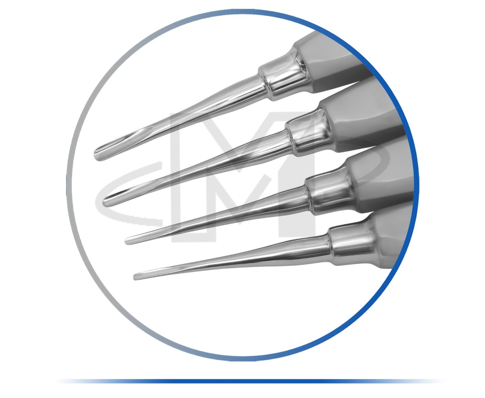 Dental Elevators Tooth Extraction Luxating Root Tip Set of 4 Dental German