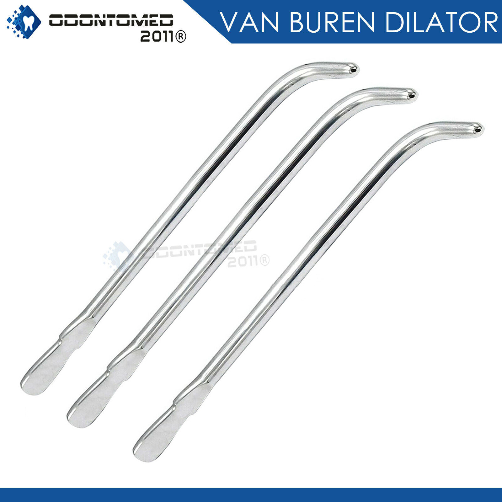 ODM 3 Pieces Set Of Van Buren Sound 36FR + 38FR + 40FR Urethral OB/GYN Surgical
