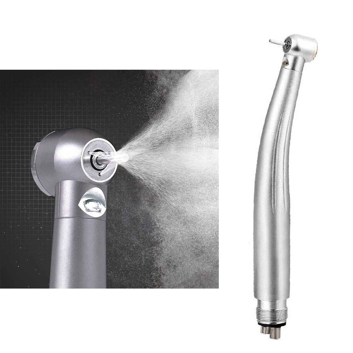 NSK Style Dental Fiber Optic LED E-generator High Speed Handpiece 2 Hole 4 Hole