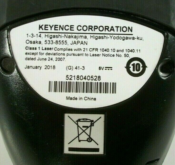 Keyence BL-N70RKE Barcode Reader Scanner BLN70RKE