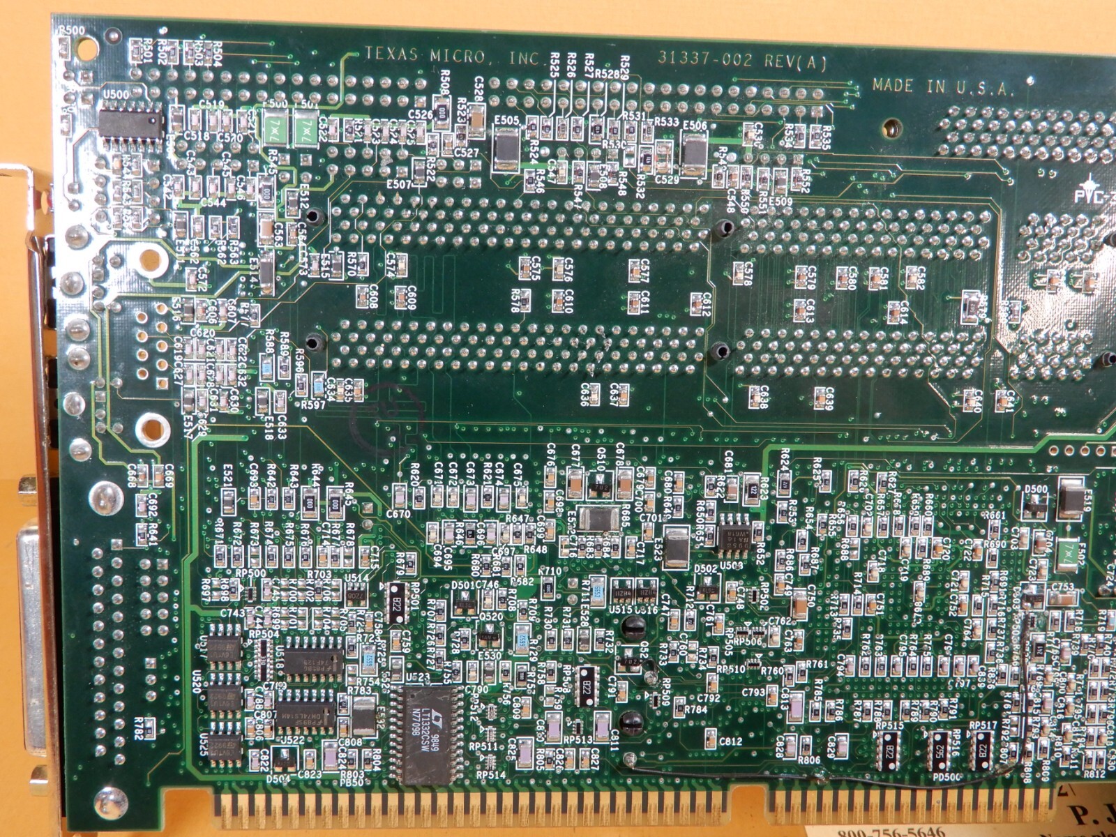 Texas Micro 31337-002 Rev A Single Board Industrial Computer Dual Pentium Used