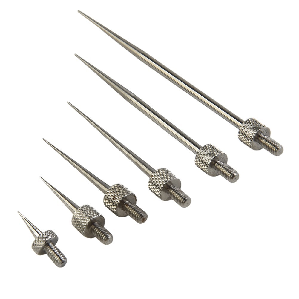 6pcs Digital Indicator/Dial Test Stem Rod Contact Points Tips Gauge Measure Tool