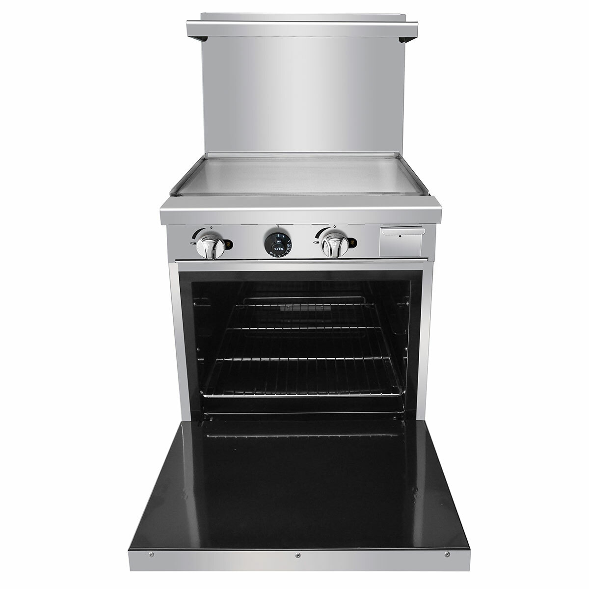 Used Excellent Shape Atosa CookRite ATO-24G, 24″ Griddle with Oven NATURAL GAS