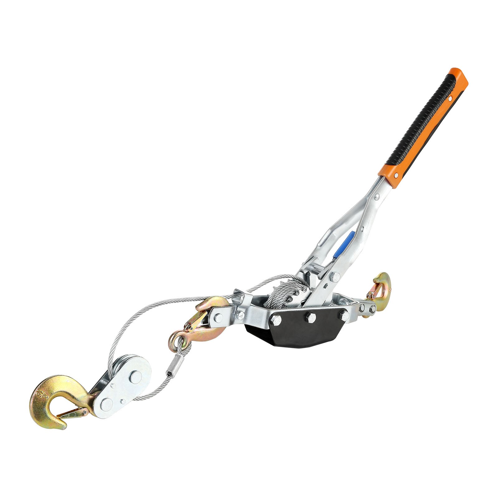 VEVOR Power Puller Come Along Winch 5 Ton 11023 lb Heavy Duty Pull Hoist 3 Hooks