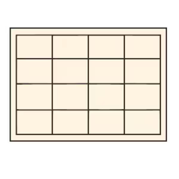 Mfg Steel, Compartment Drawer, 9 7/8 in D x 2 1/8 in H x 13 5/8 in W ZO-G2614525