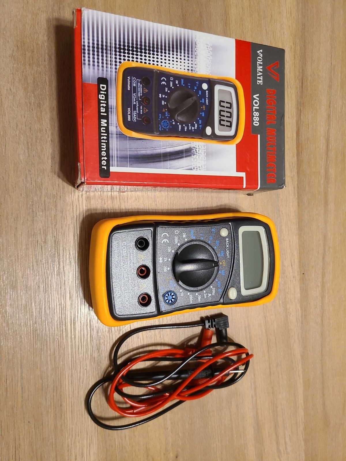 Volmate VOL880 Digital Multimeter Volt AC DC Tester Meter kh