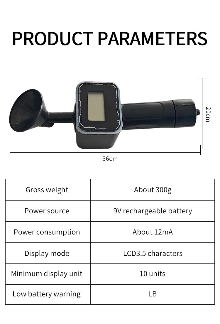 3.5 Inch Cow Mastitis Detector Subclinical Milk Testing Device for Cattle Farm