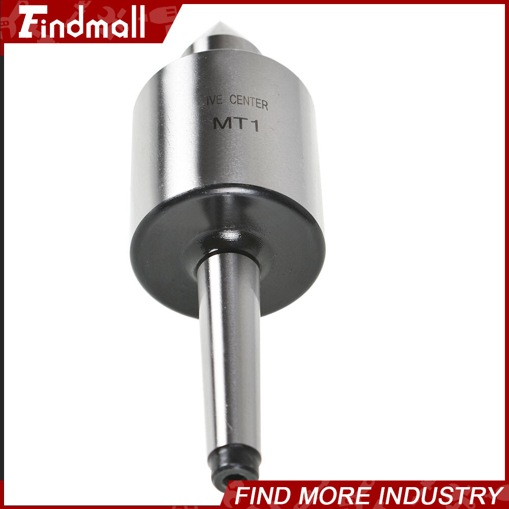 MT1 Live Center Morse Taper 1MT Triple Bearing Lathe Medium Duty CNC