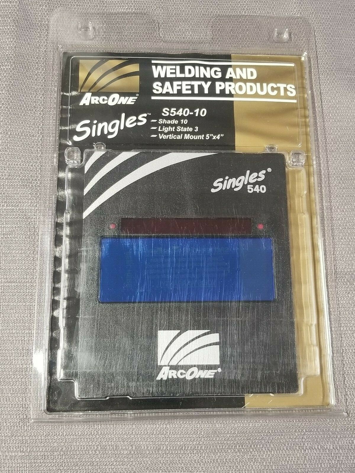 ArcOne S540-10 Auto-Darkening Welding Lens Vertical mount 5″ x 4″ shade 10