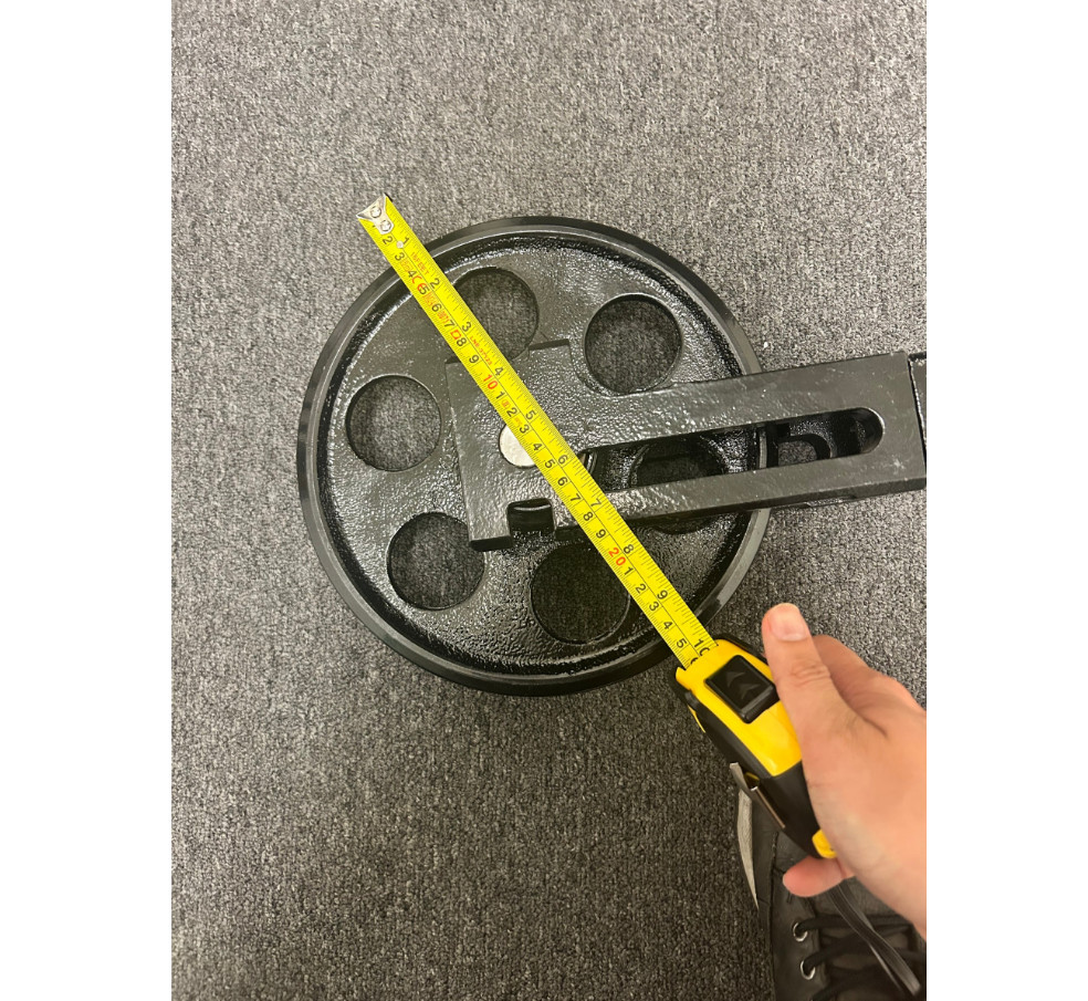 Agrotk Track Front Idler Wheel Assembly Mini Excavator Track Part Replacement