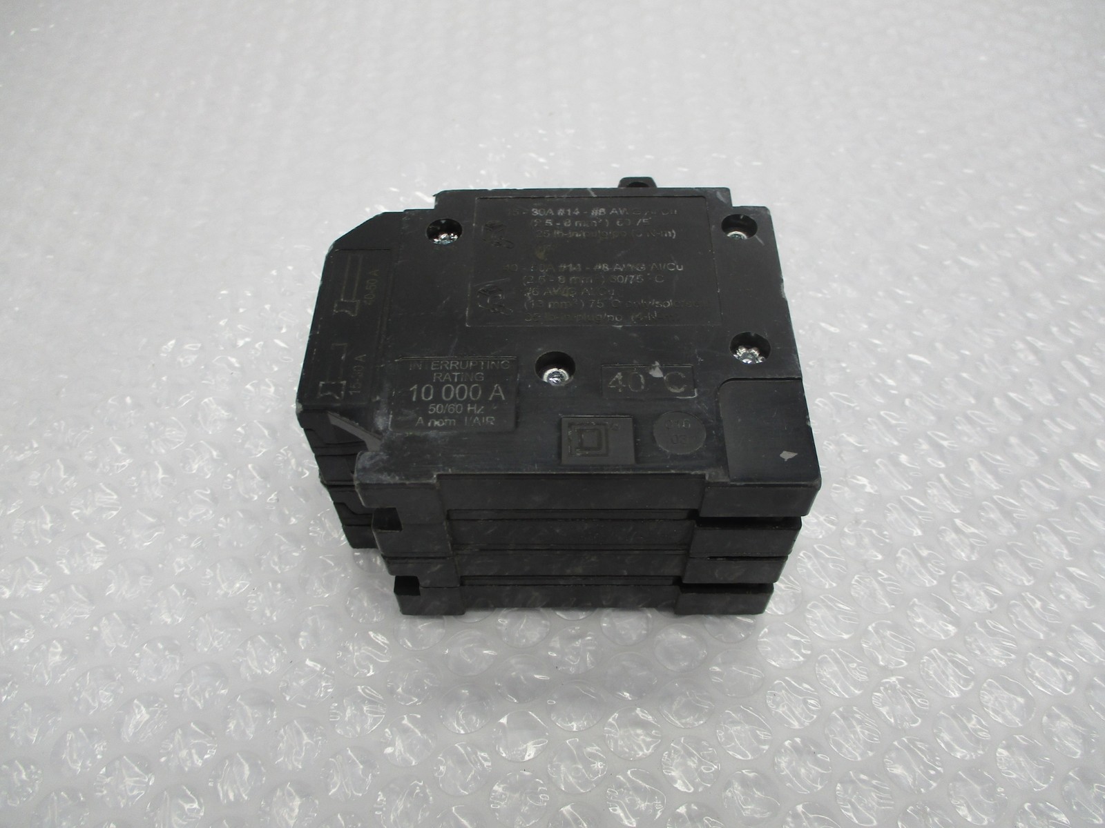 SQUARE D HOMT2525240 BREAKER 25/40AMPS NSNP