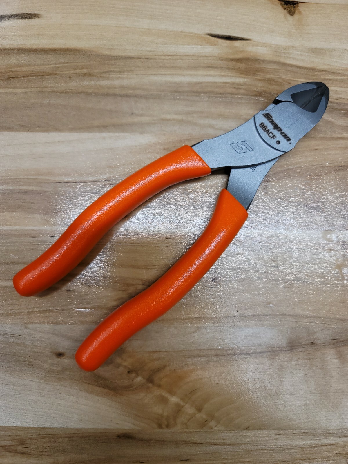 *NEW* Snap On Tools 86ACF 6″ ORANGE Diagonal Cutters FREE SHIPPING