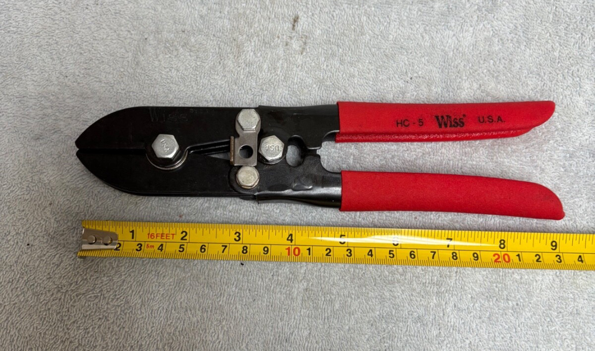 WISS TOOLS 5-BLADE SHEET METAL DUCT CRIMPER HC-5