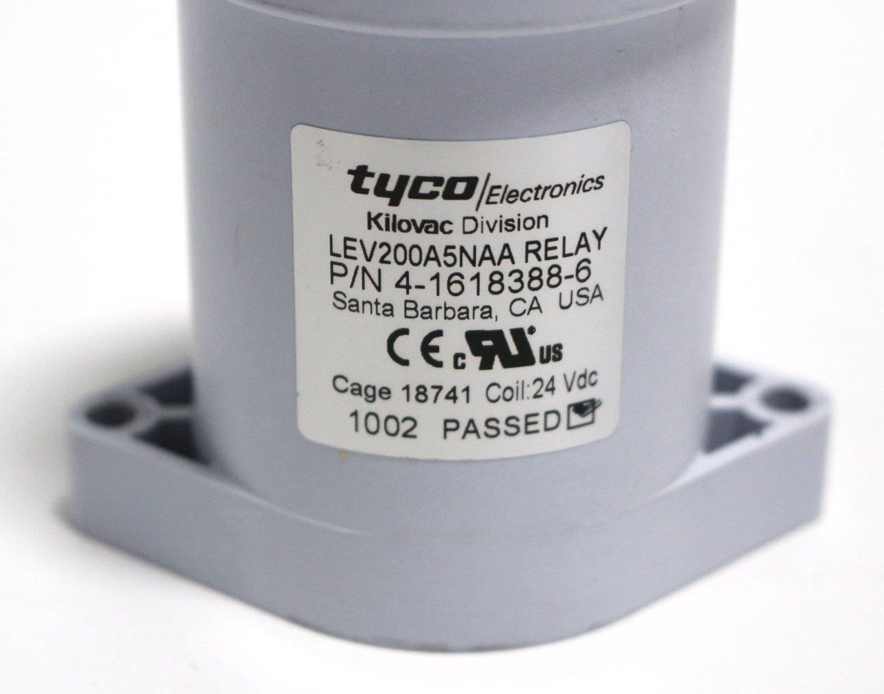 Tyco Electronics Kilovac LEV200A5NAA Relay, P/N 4-1618388-6, 24 Vdc