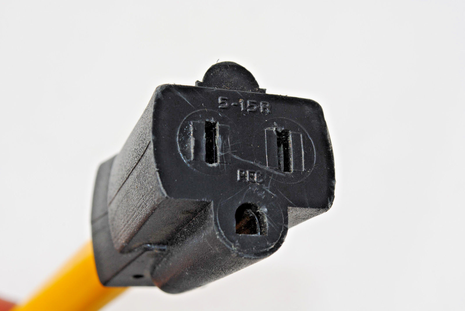 GFCI Adapter Cord 15A-125V Straight Blade Female Conn. & 20A-125V Locking Plug