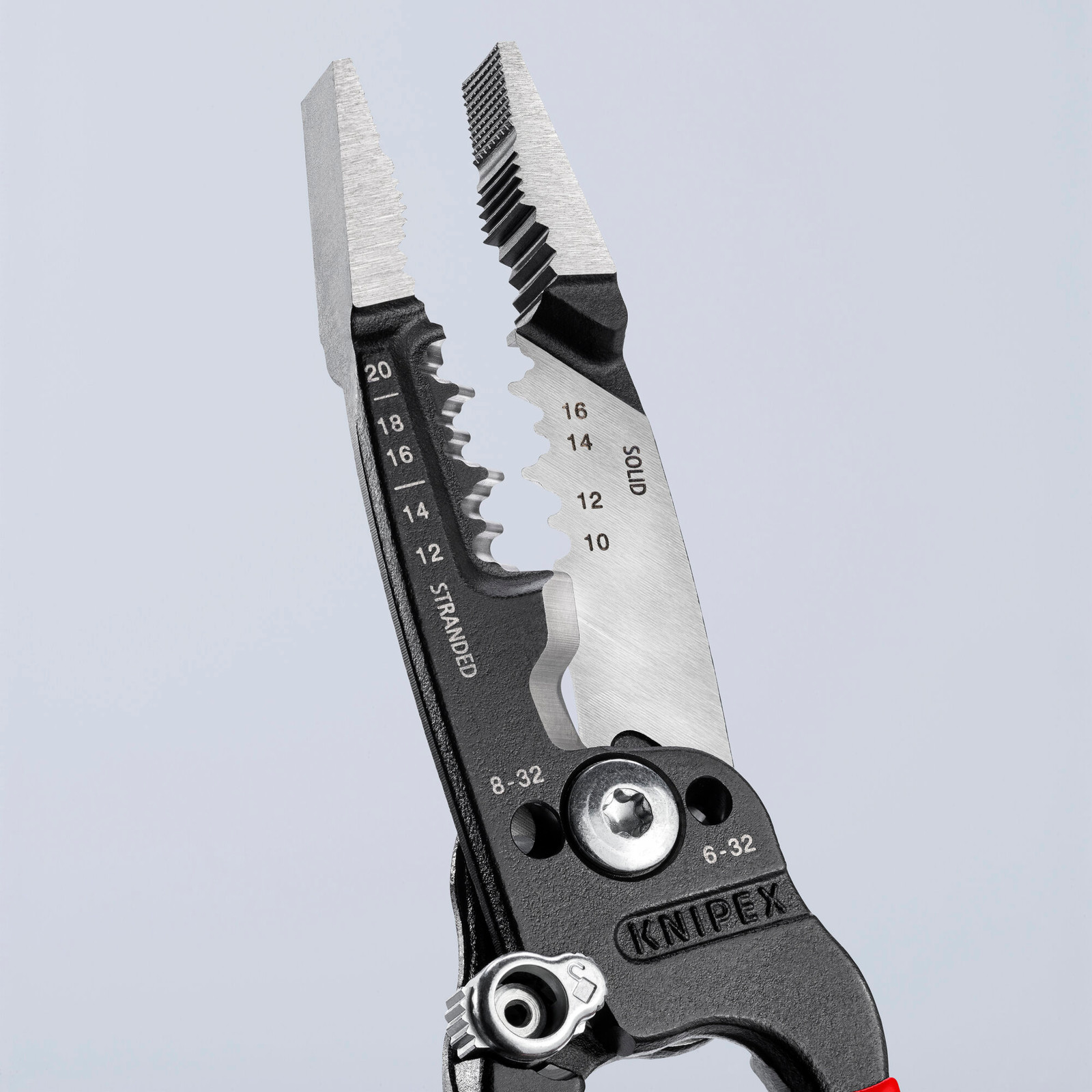Knipex 13 71 8 SBA 8″ Forged Wire Stripper 20-10 AWG