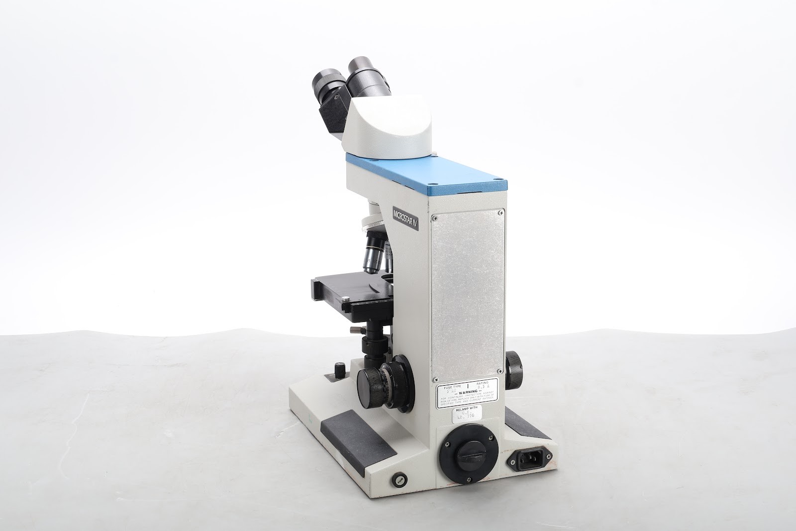 Reichert Microstar IV 410 Trinocular Head Microscope W/ 4x, 10x, 40x, 100x/1.25