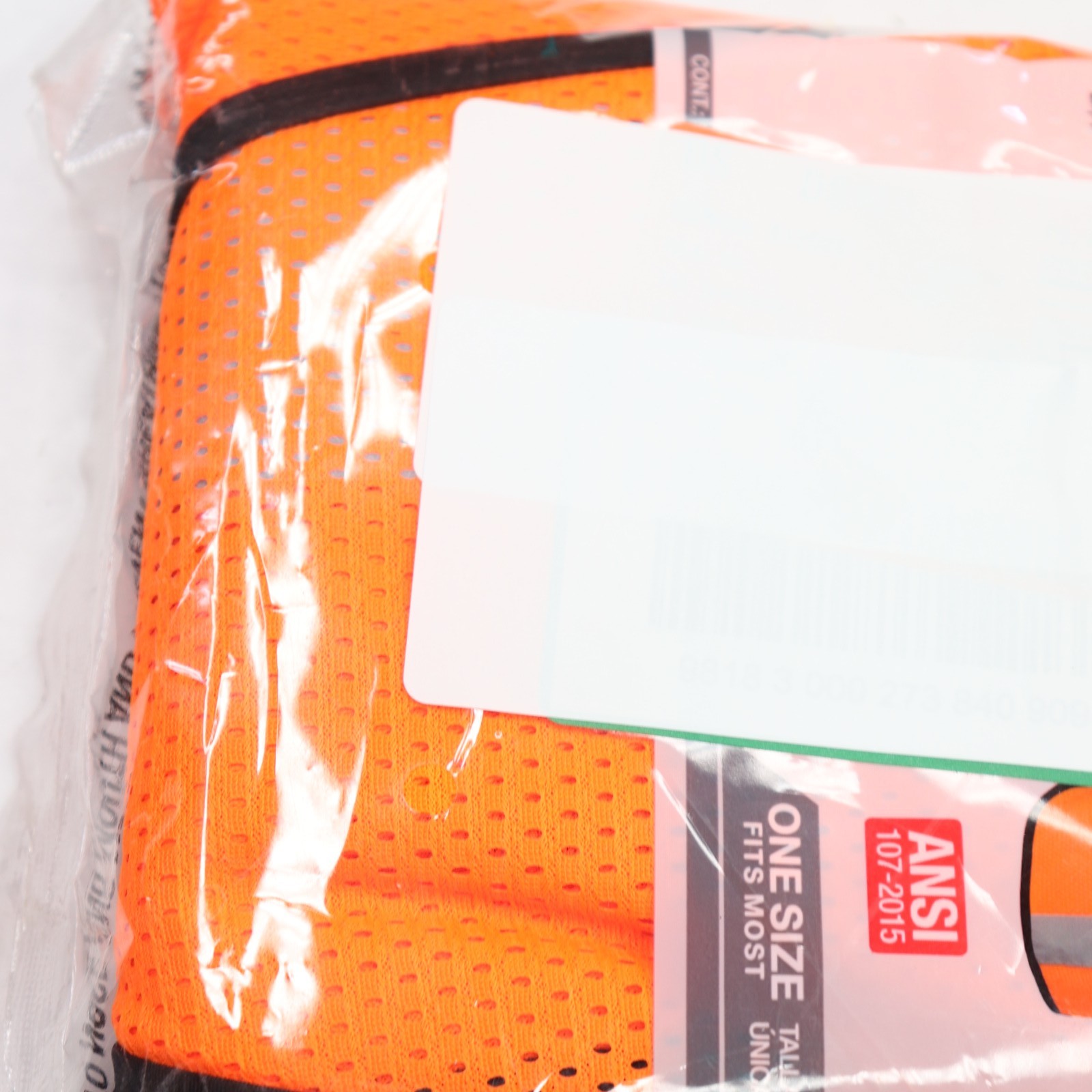 HDX Hi Visibility Orange Class 2 Reflective Adjustable Safety Vest