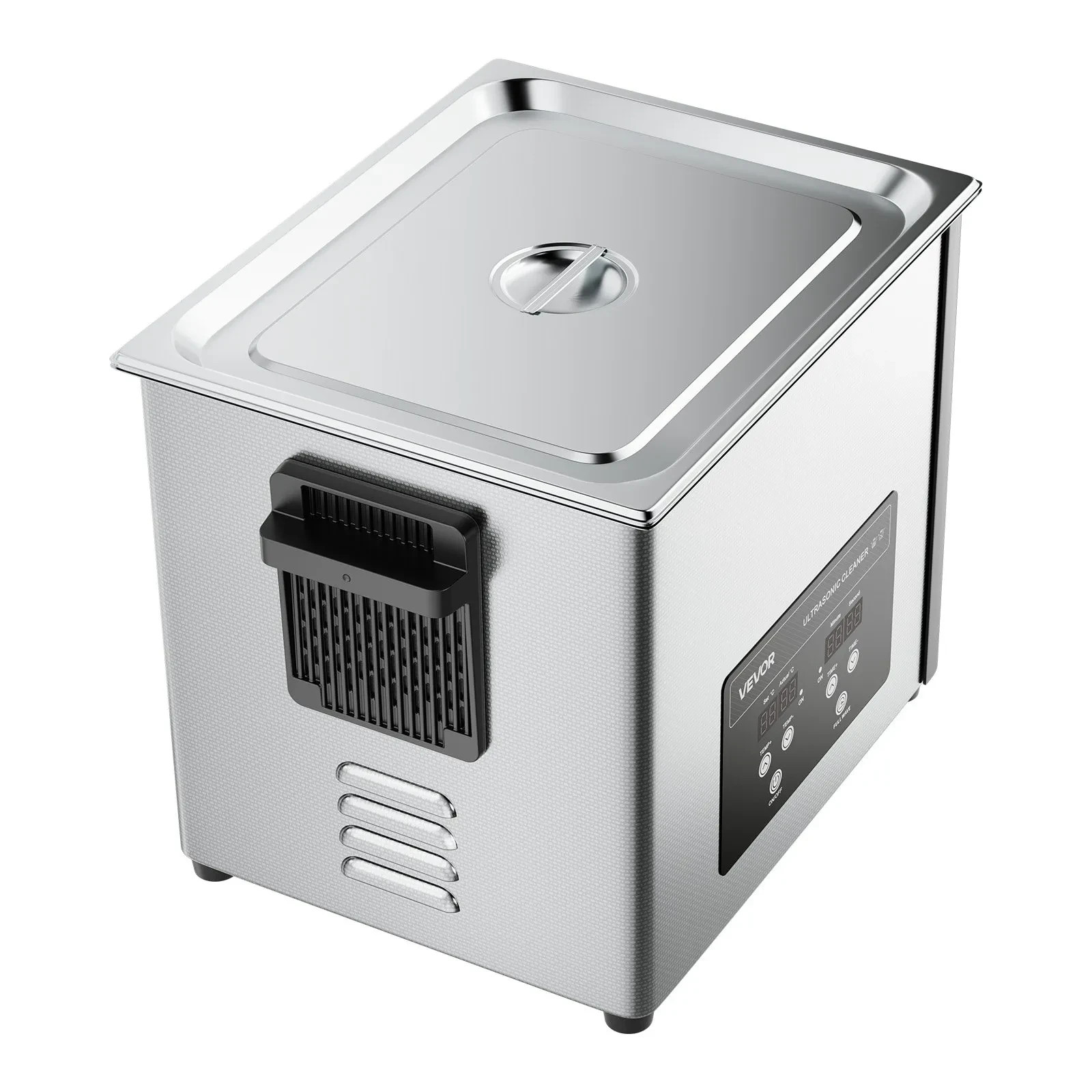 VEVOR 10L Ultrasonic Cleaner Machine with Cleaning Basket & Digital Display 180W