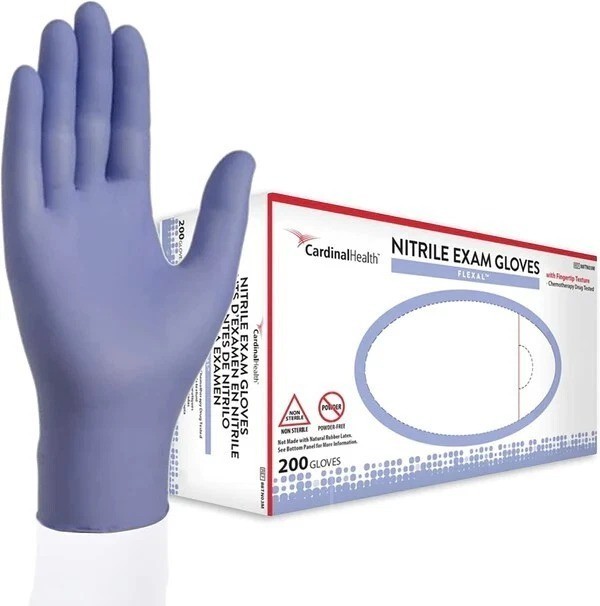 Cardinal Health™ Flexal® Nitrile Exam Gloves, Powder Free Case (2300 ea) – XL