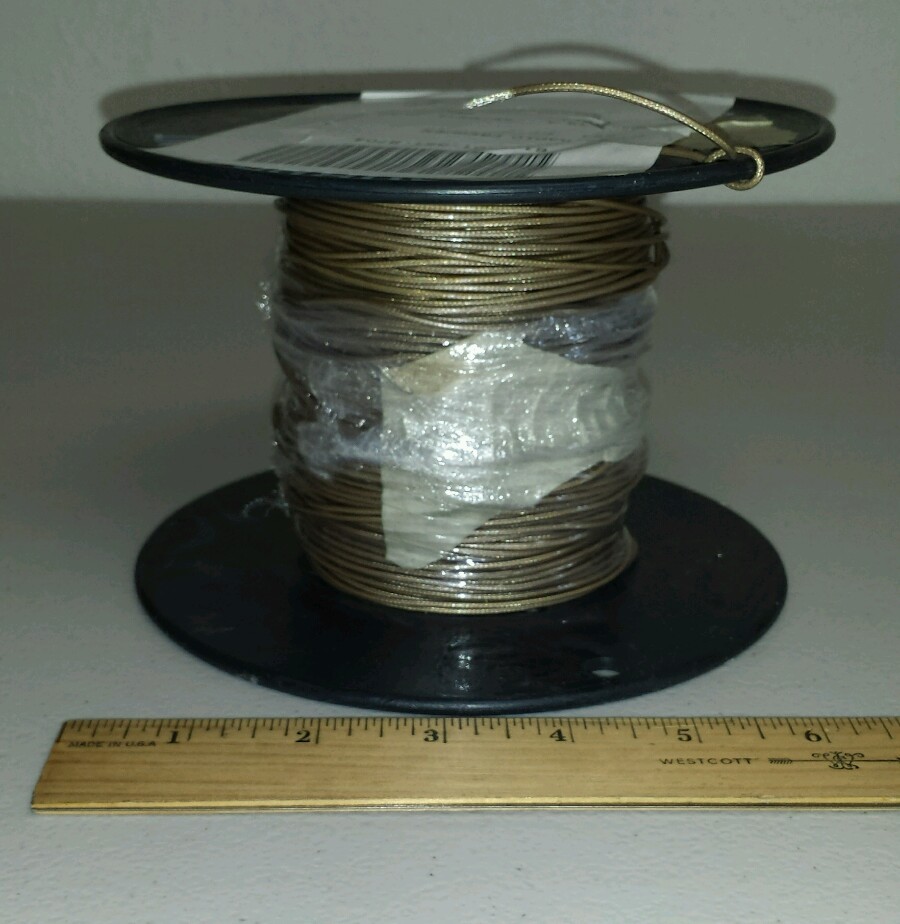 (254 FT Lot) M17/93-00001 28Awg Silver Shielded Coaxial Cable 1/C MIL-C-17/131