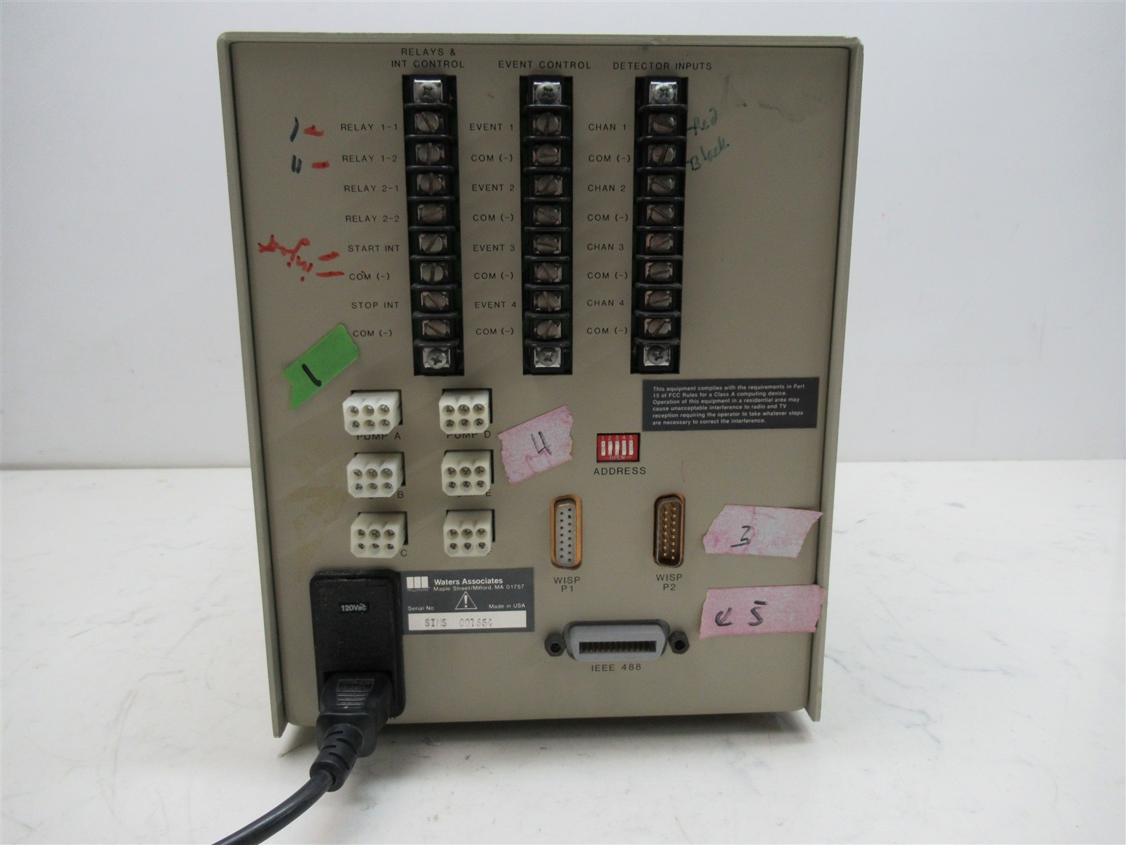 Millipore Waters System Interface Module SIM Laboratory Pump Unit