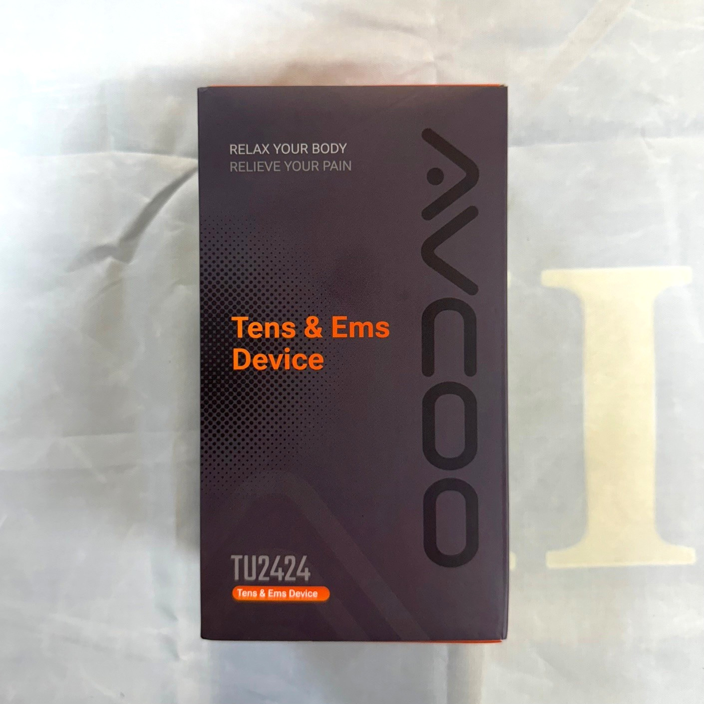 AVCOO 4-Channel TENS Unit Muscle Stimulator with Intuitive Buttons for Easy Use
