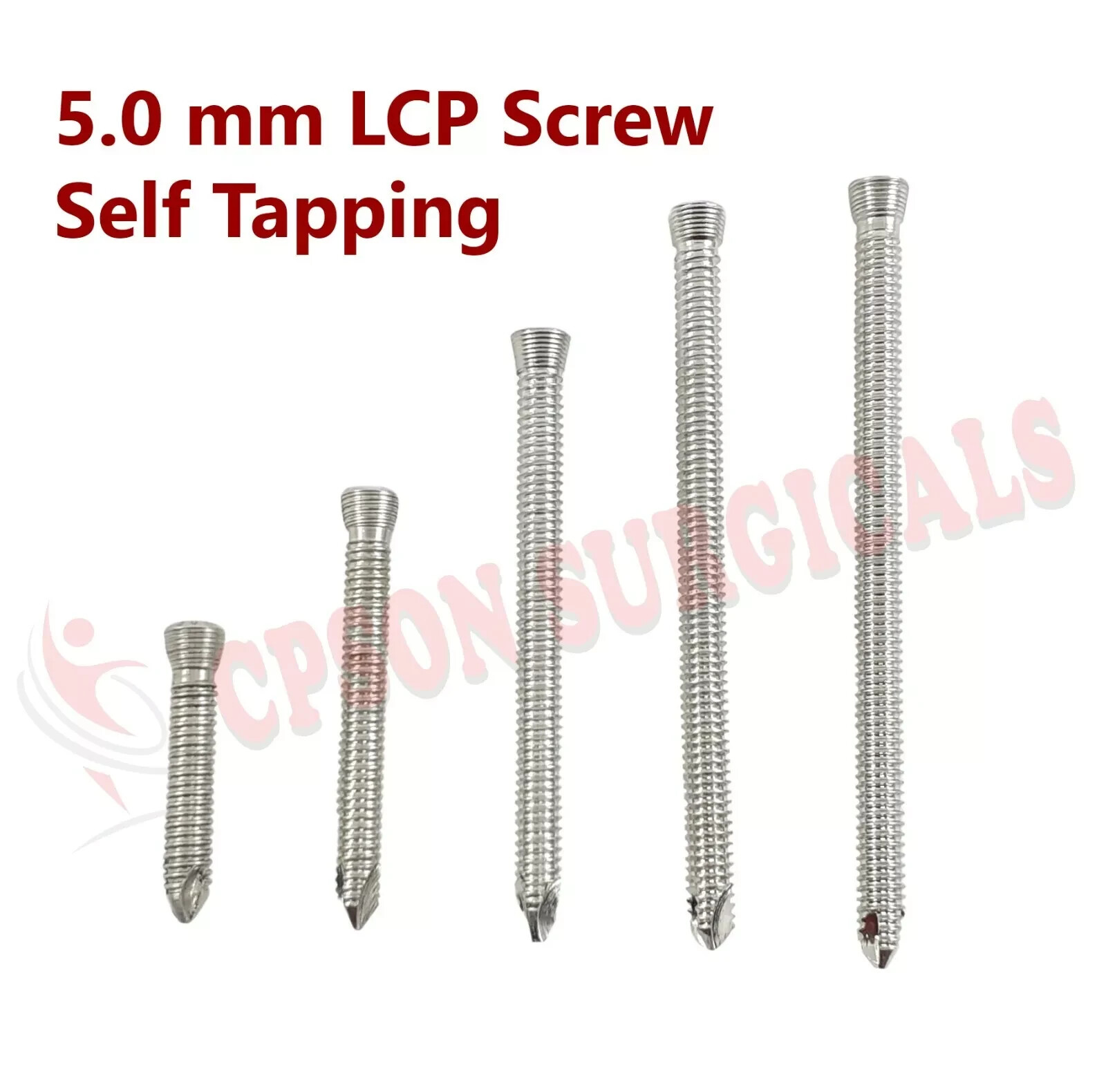 5.0mm LCP Screw lot of 100 pcs veterinary