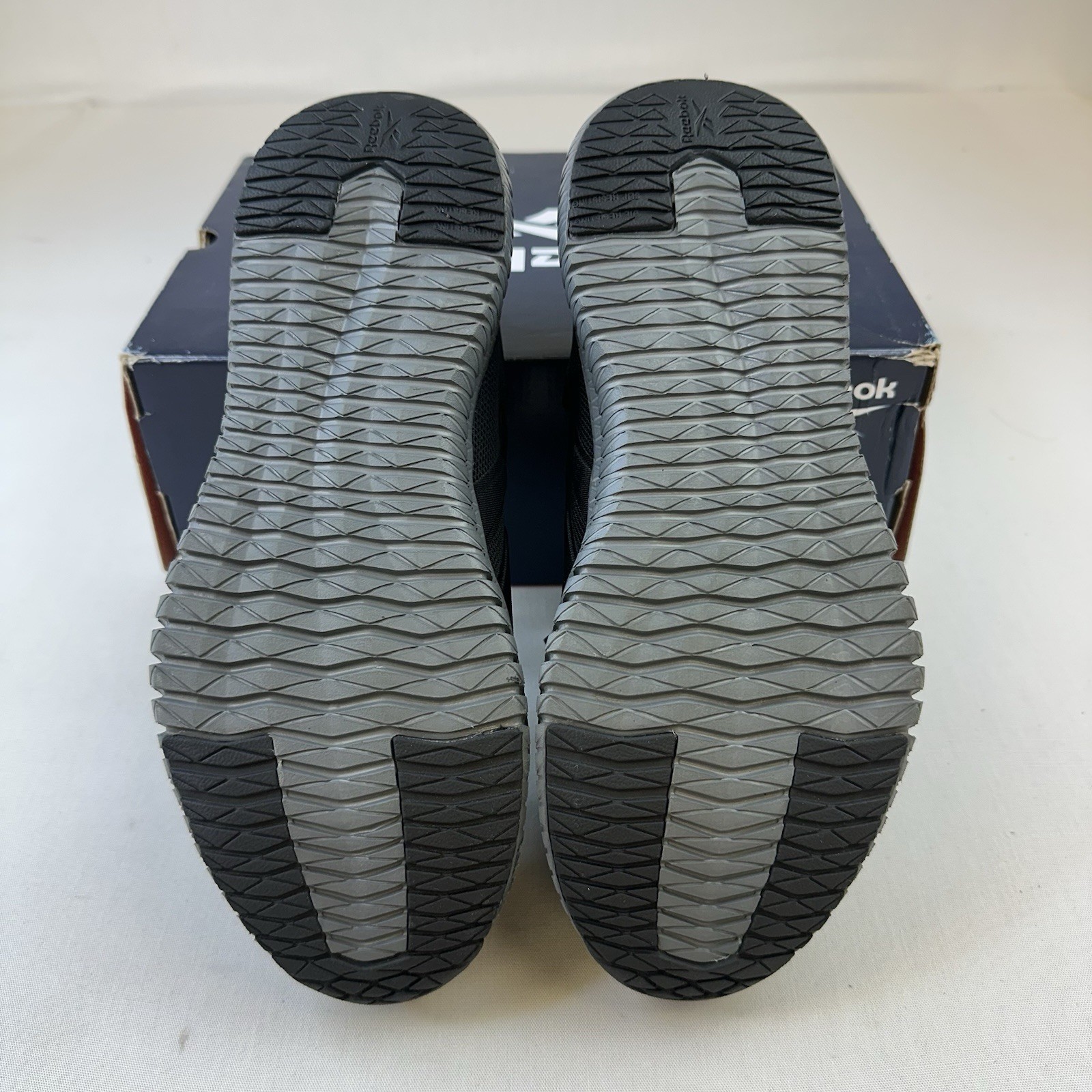 Reebok Flexagon 3.0 Work Shoes Athletic Sneaker Composite Toe Black Mens Sz 8 W