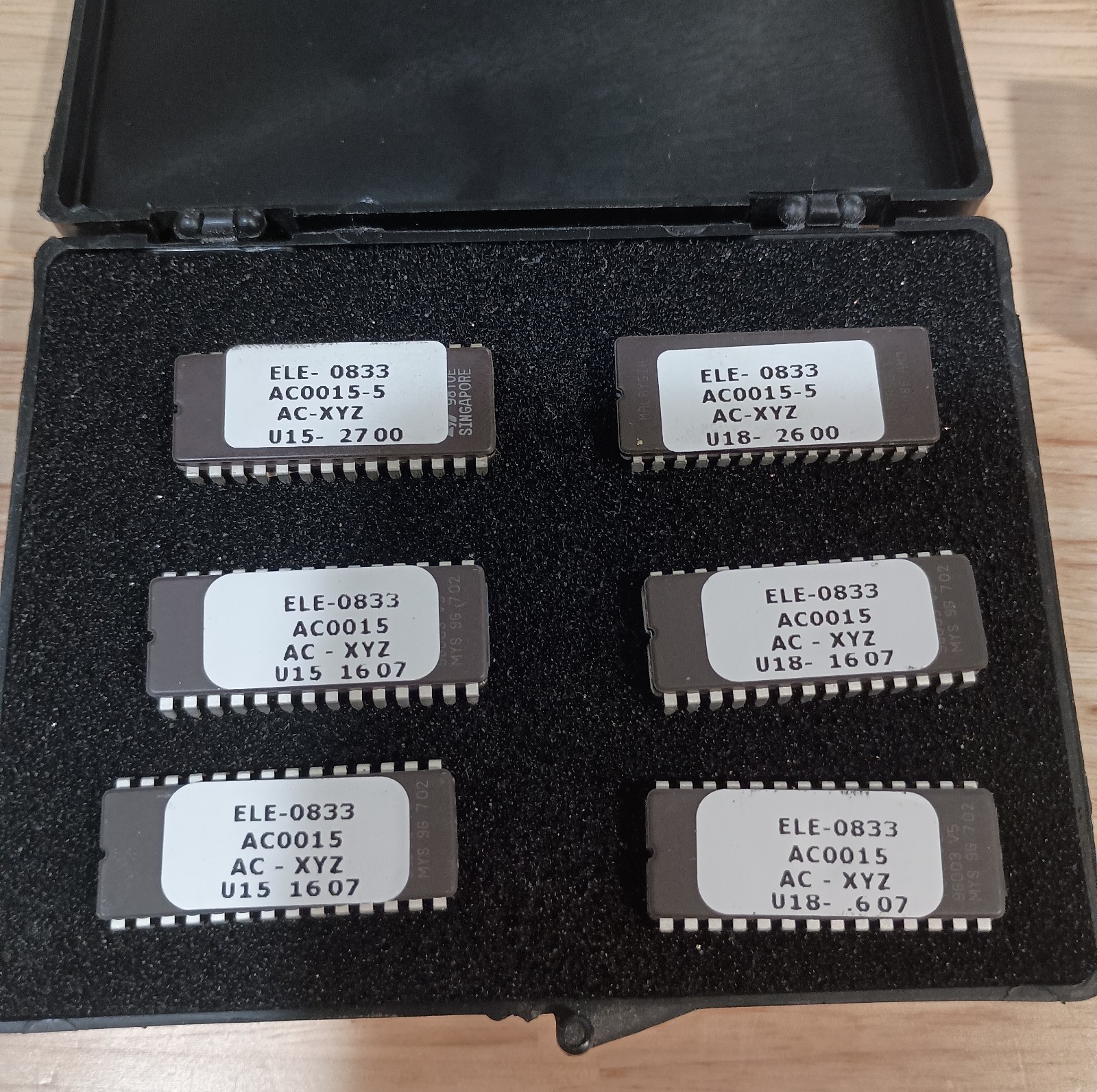 #O) Fadal ELE-0833 Axes Software E-PROMS – 3 Sets