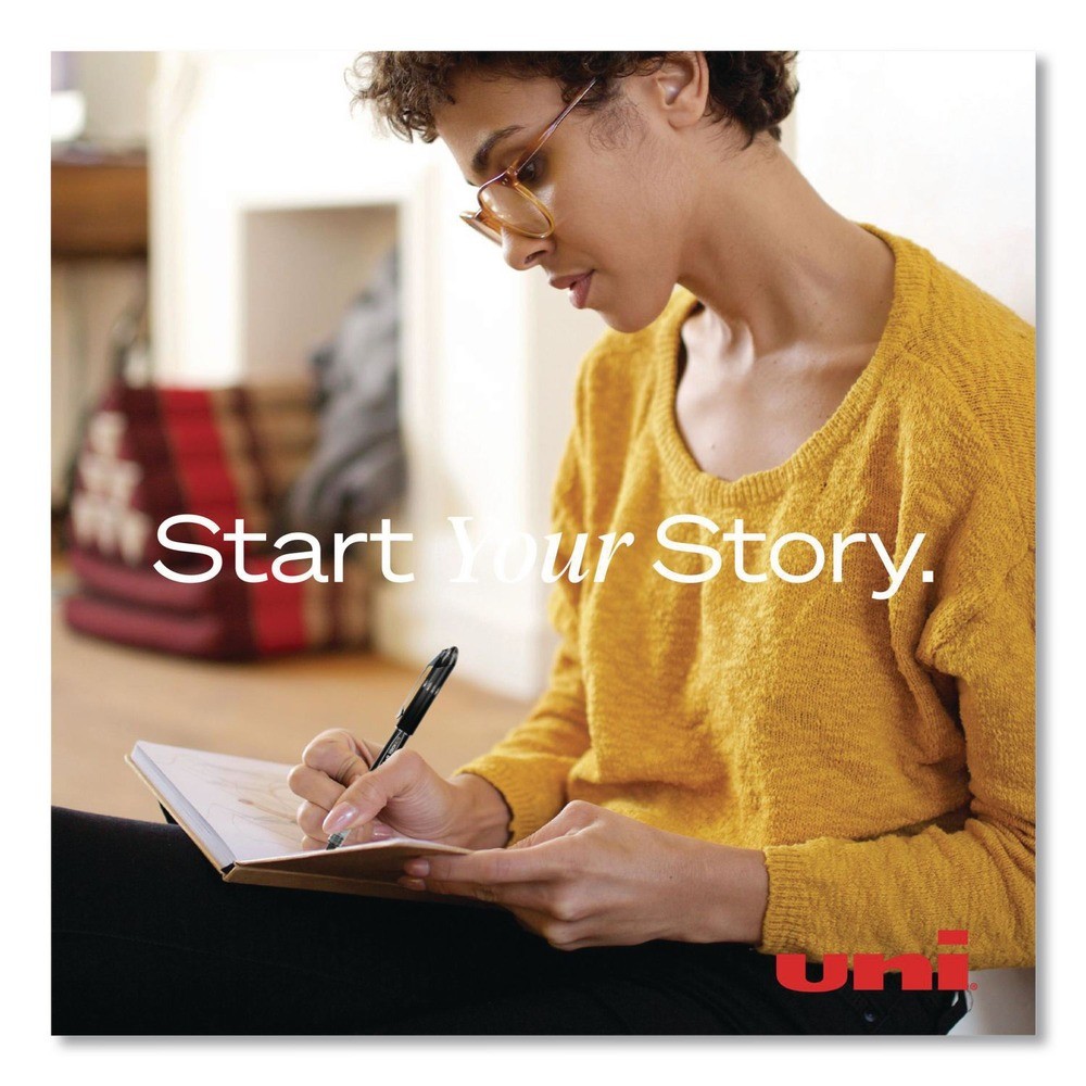 uni-ball 58092PP Gel Pen – Assorted Ink and Barrel Colors/Fine (8-Piece/Set) New