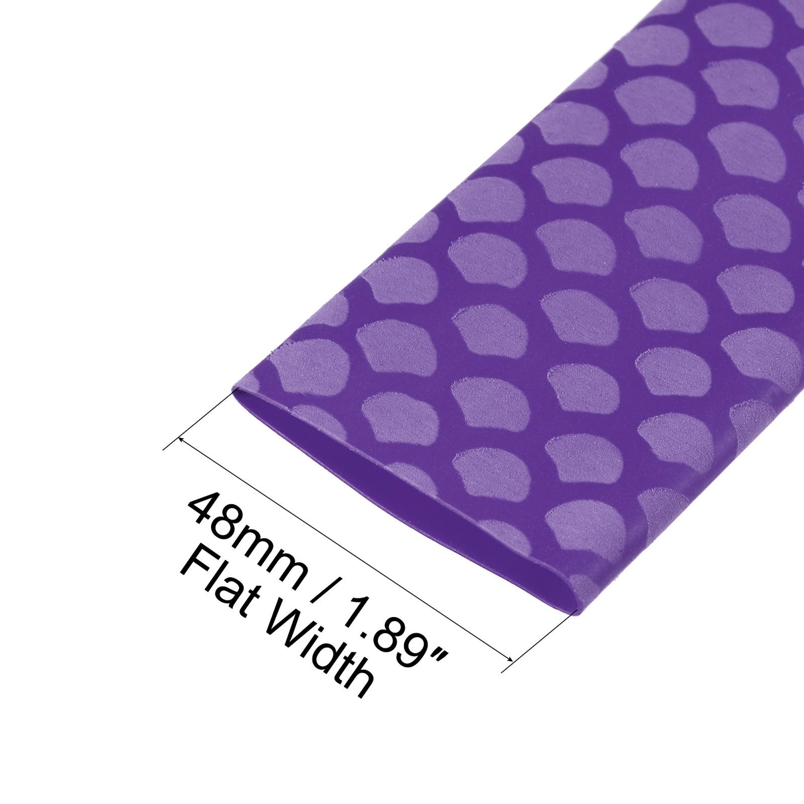 Heat Shrink Wrap Tubing for Fishing Rod Grips Handle 48mm 3.3ft 2:1 Purple