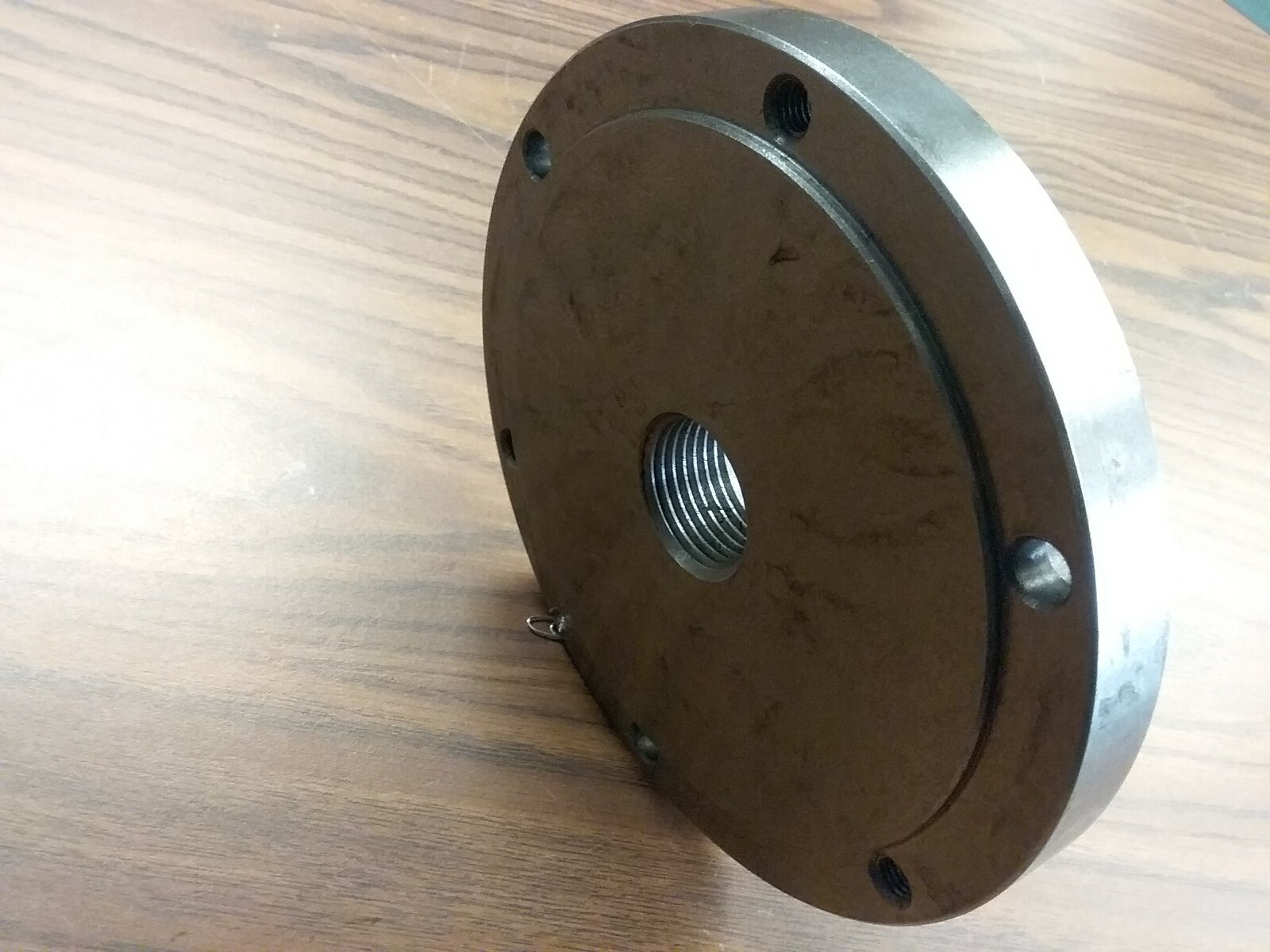 1-1/2″-8 Finished adapter Plate for 8″ self-centering LATHE CHUCKS ADP-08-1128