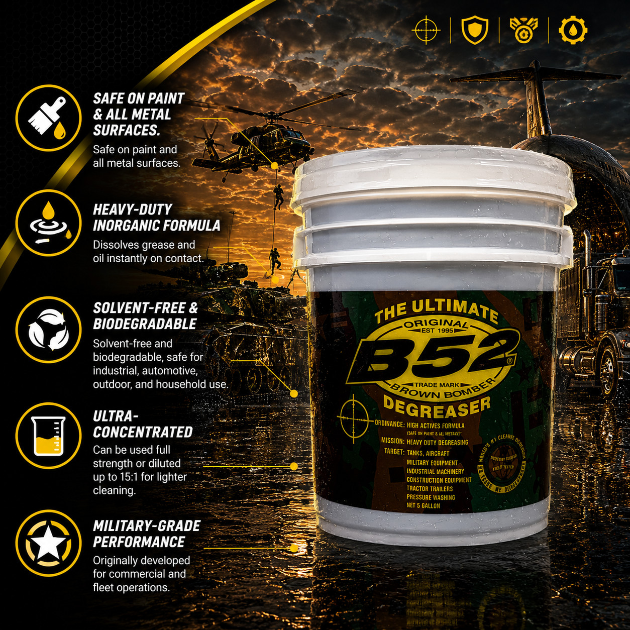 B52 The Ultimate Degreaser 5 gallon (Part # B6)