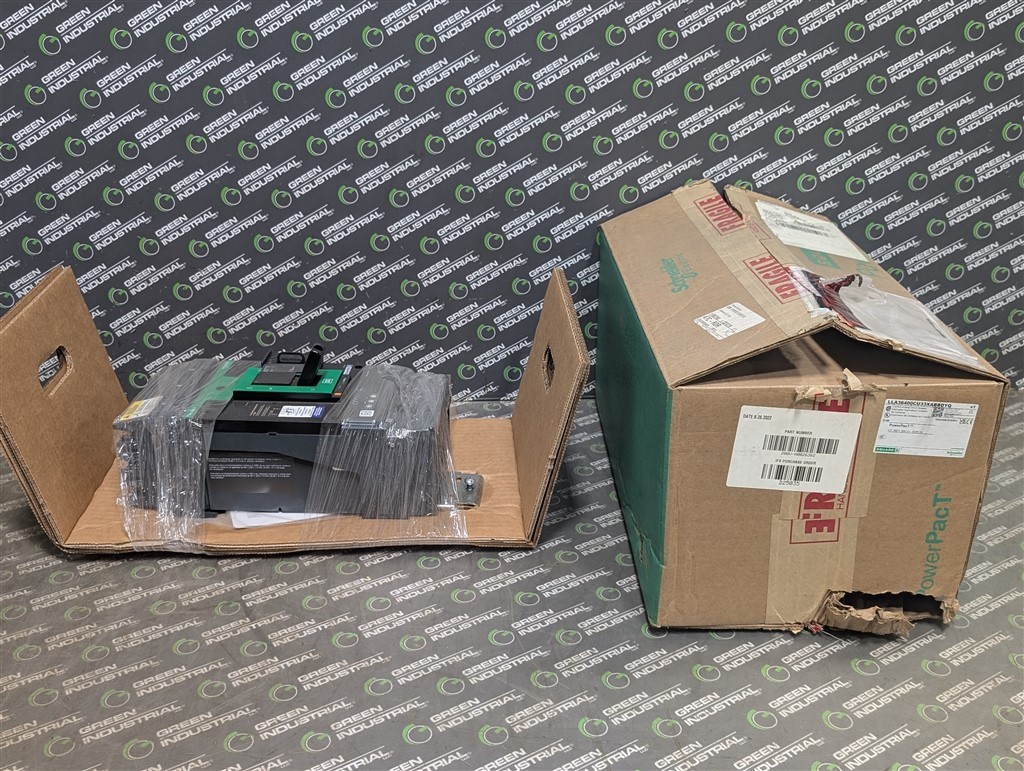 400A Square D LL 400 PowerPacT I-Line Breaker 600V 3-3S LSI LLA36400CU33XABBDYQ