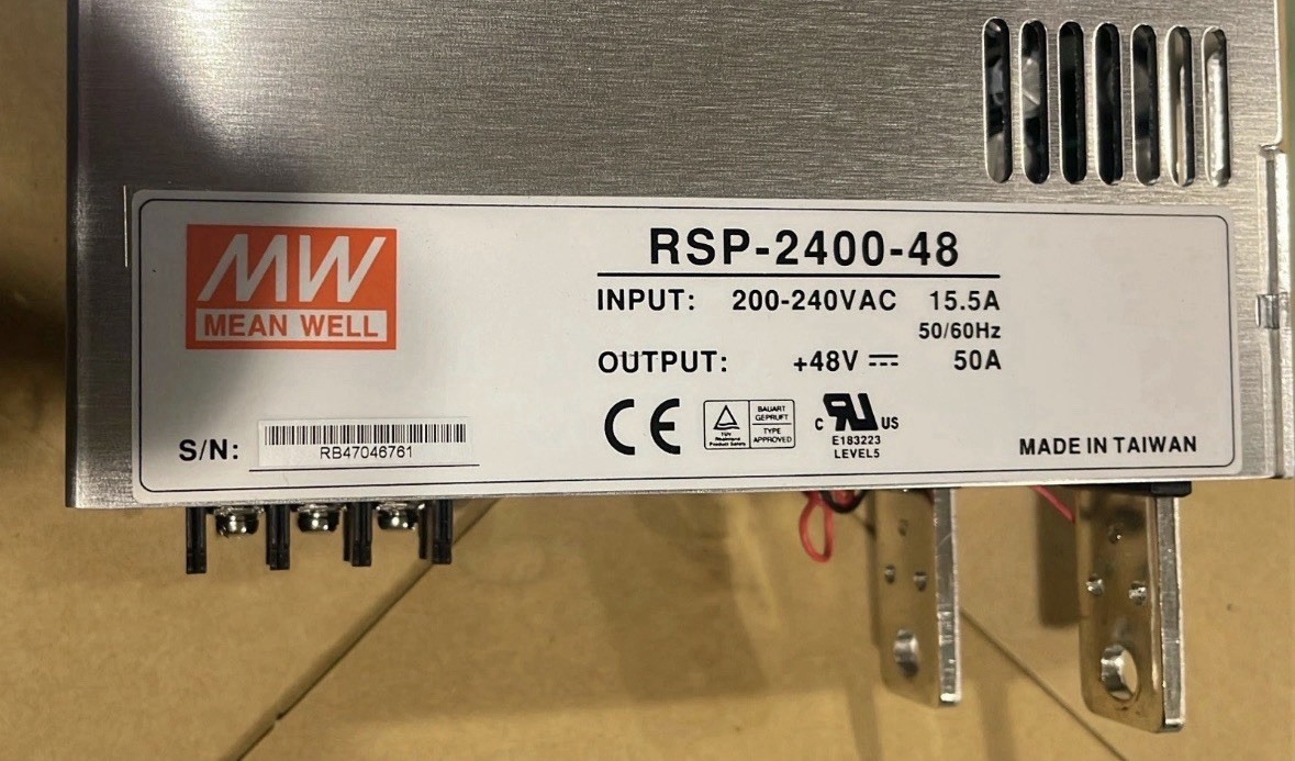 Mean Well RSP-2400-48 50A 48Vdc PSU BRAND NEW