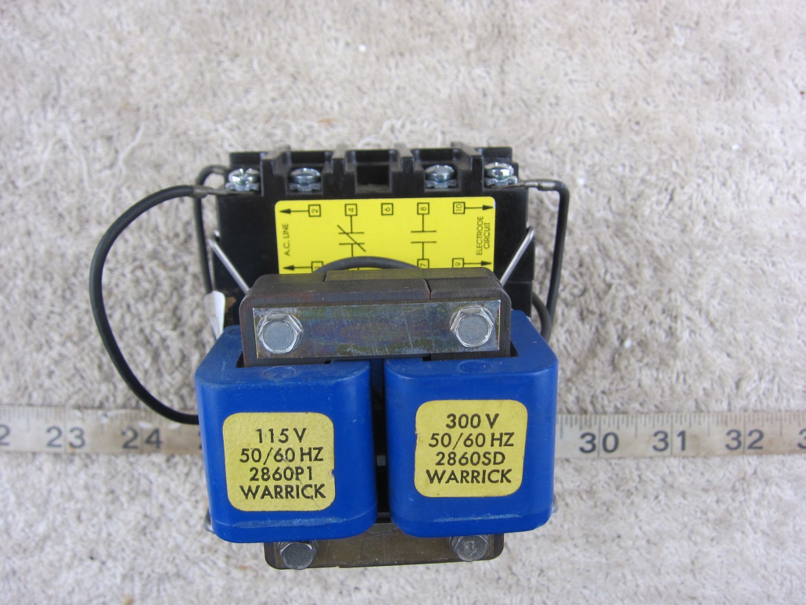 Warrick Controls Gems 1D1D0 115/300V 1NC 1NO Control Relay, New