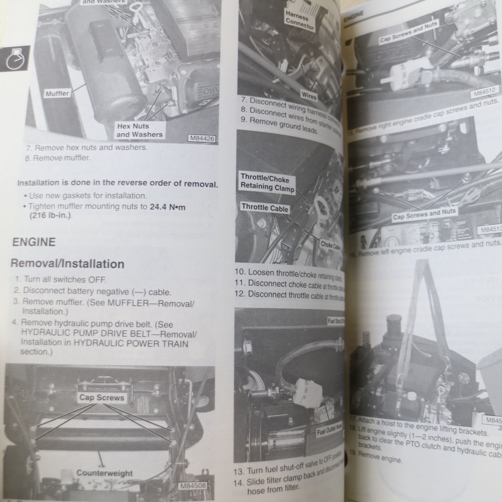 John Deere 200CS 230CS 300CS 550CS CHAINSAW Repair Shop Technical Service Manual