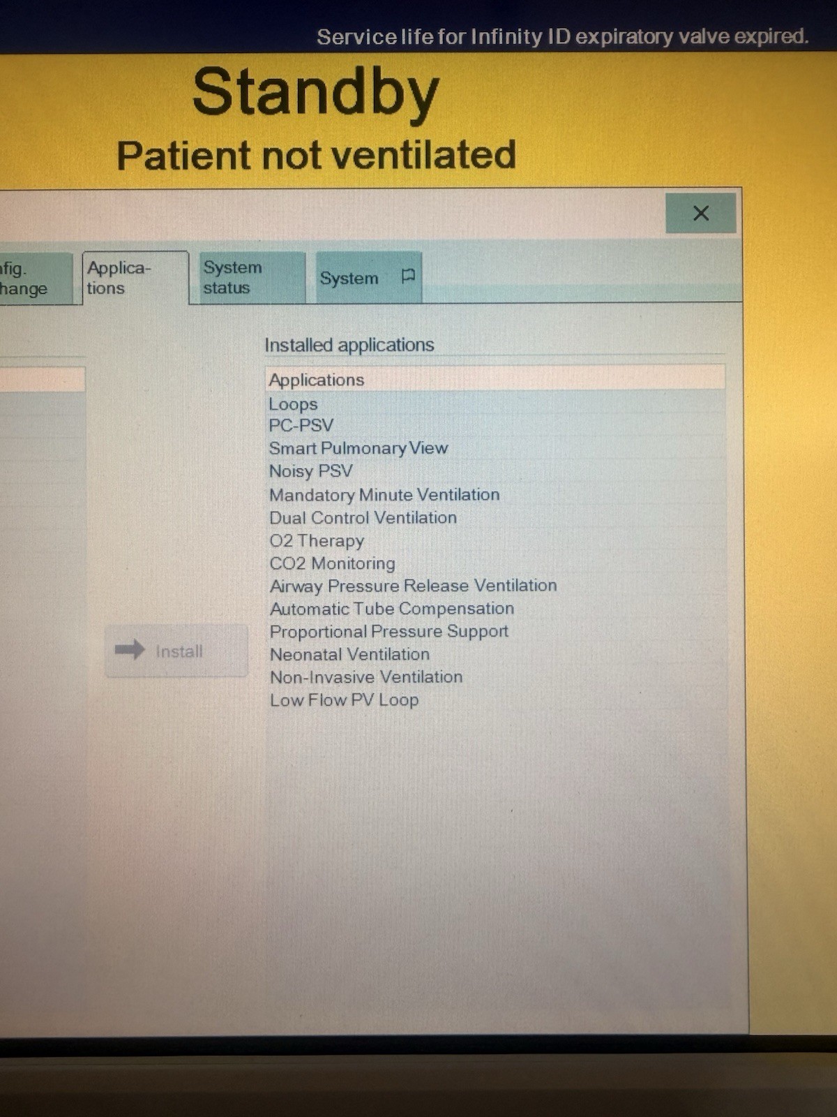 2020 Draeger Infinity V500 Adult, Pediatric & Neonate (zero Operational Hours)