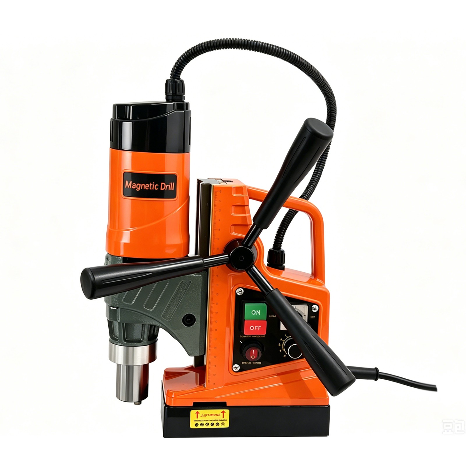 Magnetic Drill 1450W 12500N Mag Drill Press 1.6″ Boring Diameter 780RPM 2 Bits