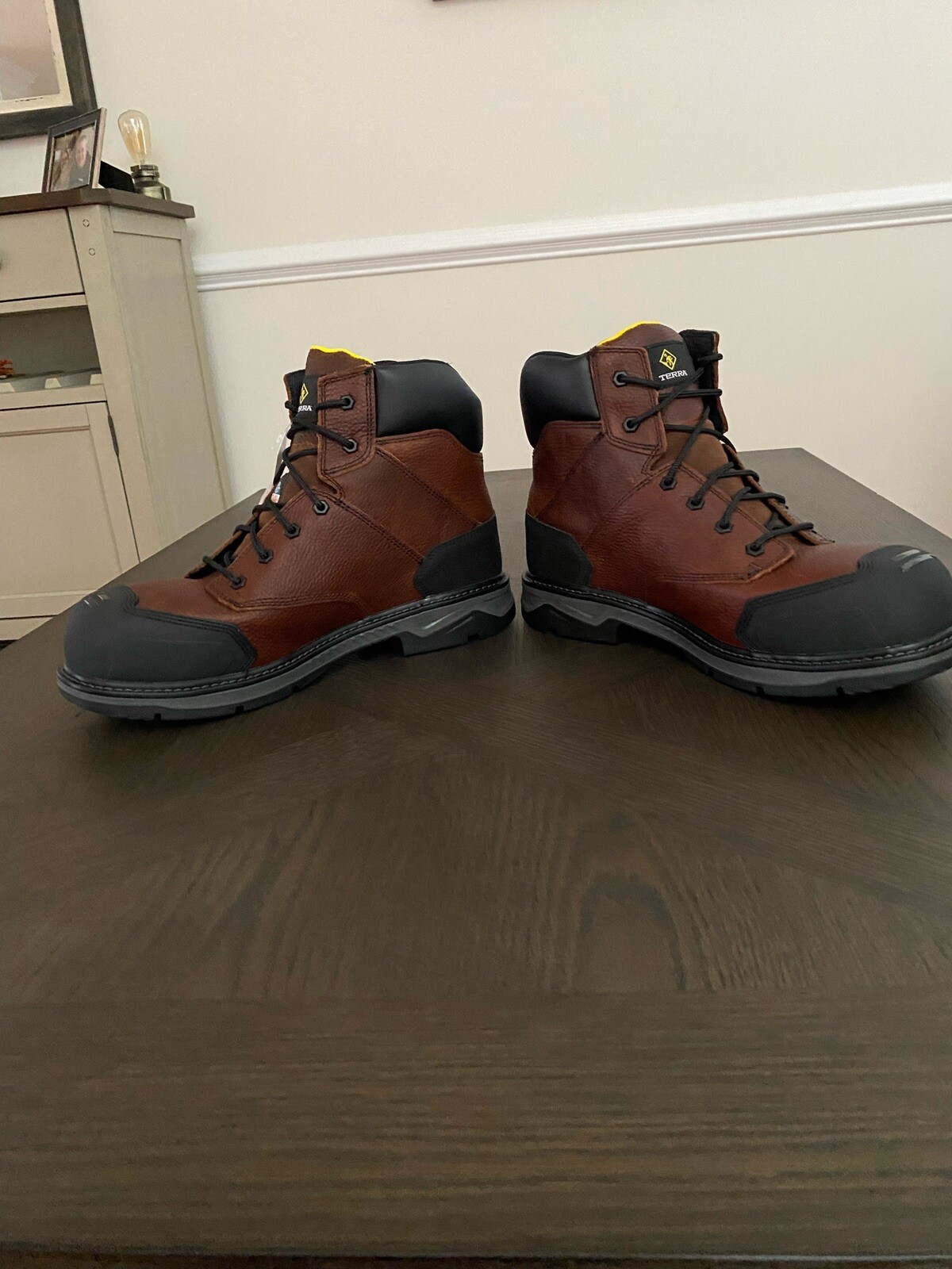 TERRA Footwear Men’s 6″ Patton Composite Toe Waterproof Boots *BRAND NEW* 4NS6BN
