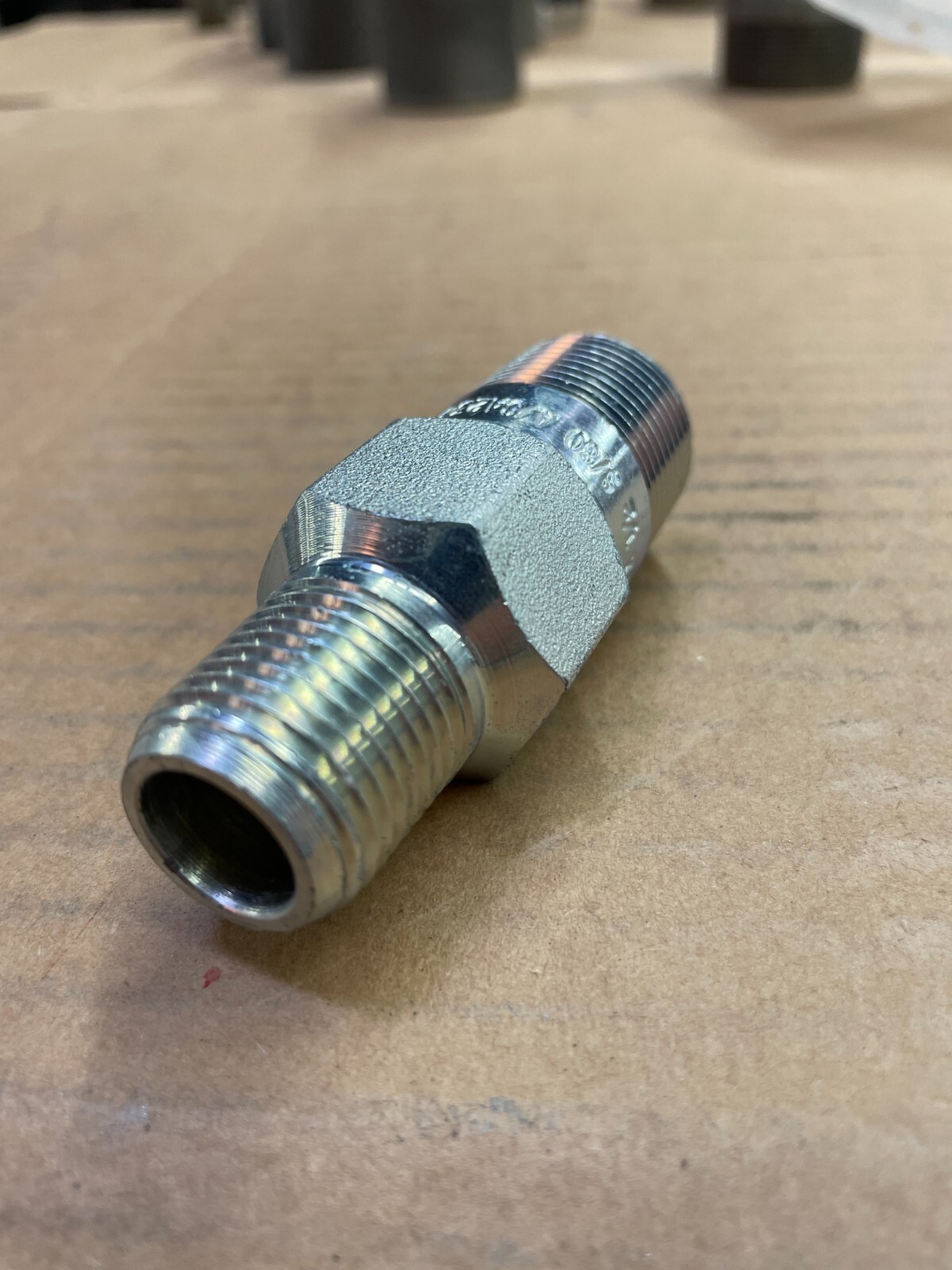 SWAGE NIPPLE 3/4″ x 1/2″ Schedule 80 Concentric Thread Both End A234 WPBN SP95