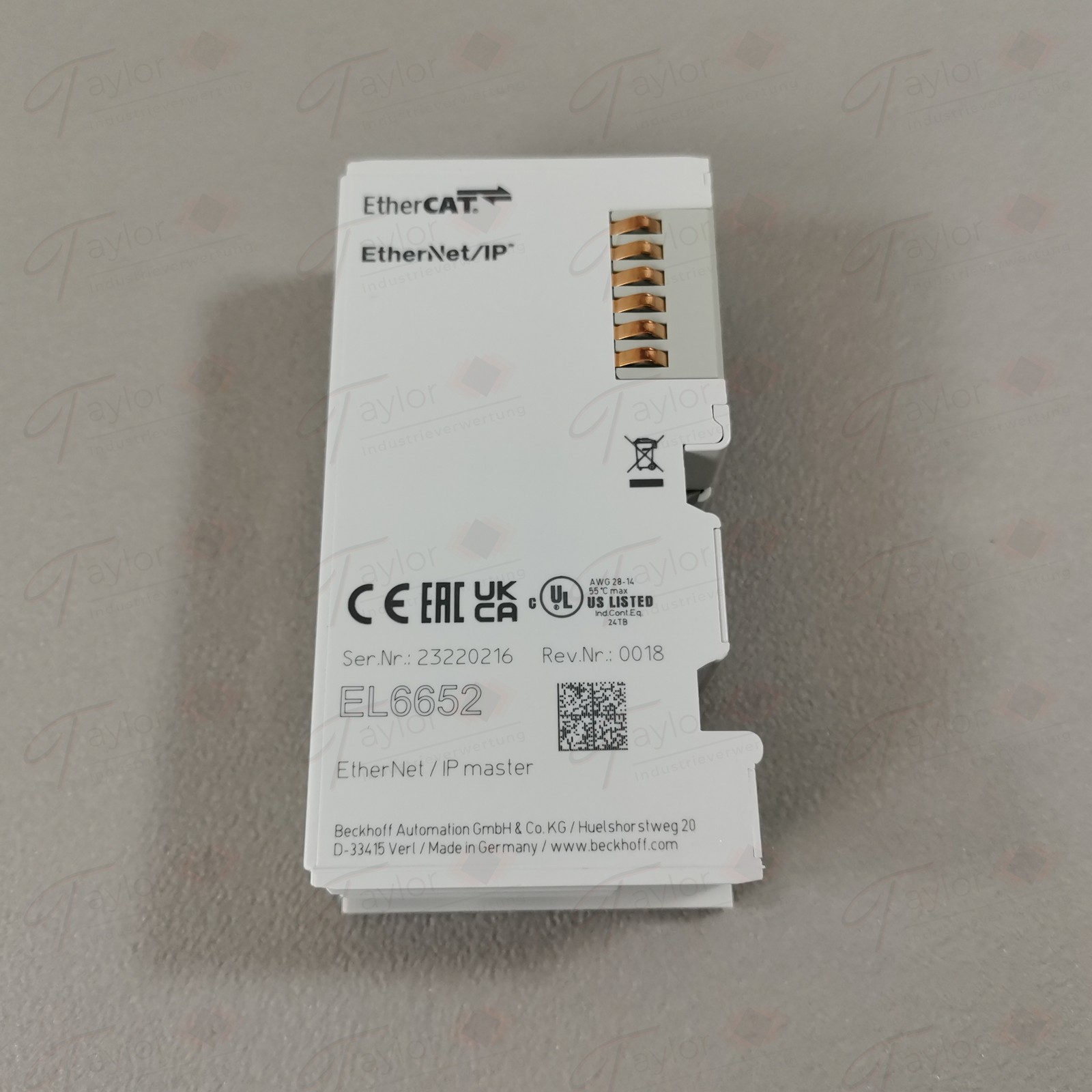Beckhoff EL6652/EL 6652 NEW in Original Packaging